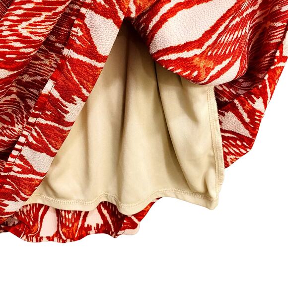 Established 1962 Sun Dress Womens Size 14 Orange Sleeveless A-Line Embroidered - Picture 9 of 14